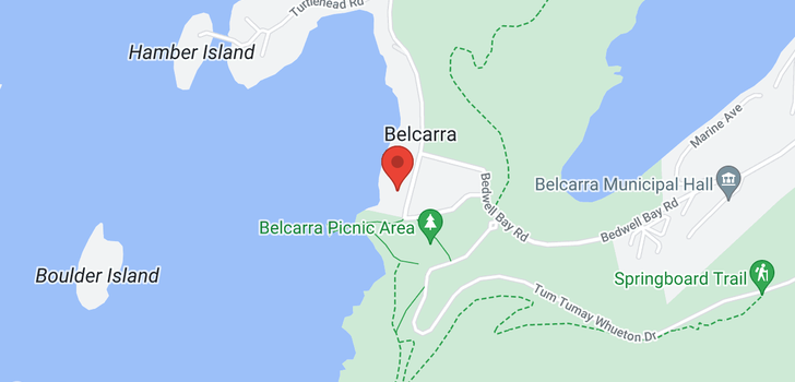 map of 4535 BELCARRA BAY ROAD